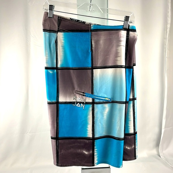 Ron Jon Surf Shop Board Shorts Surfer Swim Trunks Swimsuit Swimwear Mens 38 - Picture 3 of 13